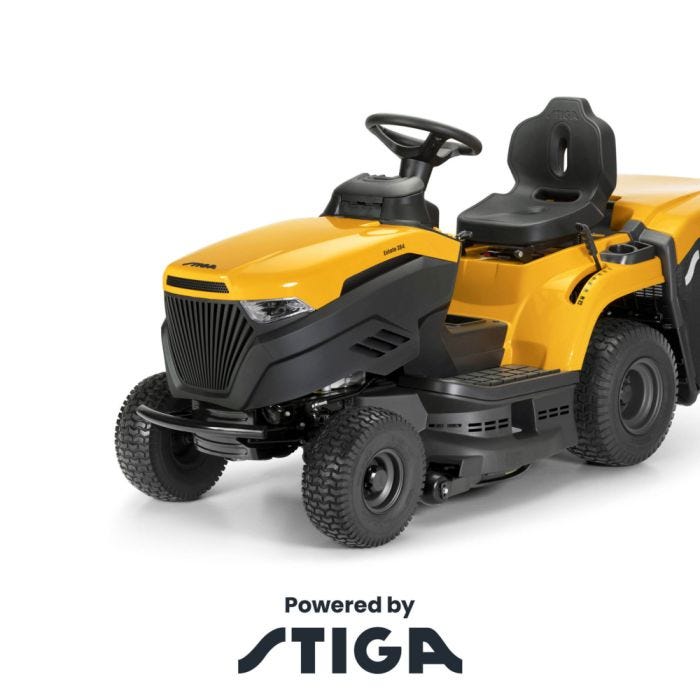 Stiga Estate 384 84cm (33") Hydrostatic Rear Collect Lawn Tractor - Garden Tractors - Country Mower Centre