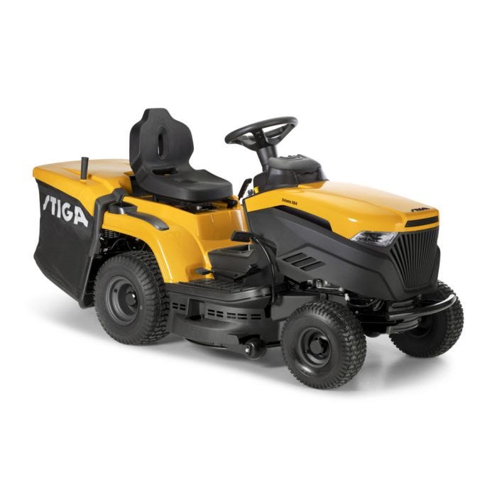 Stiga Estate 384 84cm (33") Hydrostatic Rear Collect Lawn Tractor - Garden Tractors - Country Mower Centre