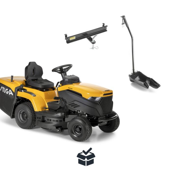 Stiga Estate 384 84cm (33") Hydrostatic Rear Collect Lawn Tractor - Garden Tractors - Country Mower Centre