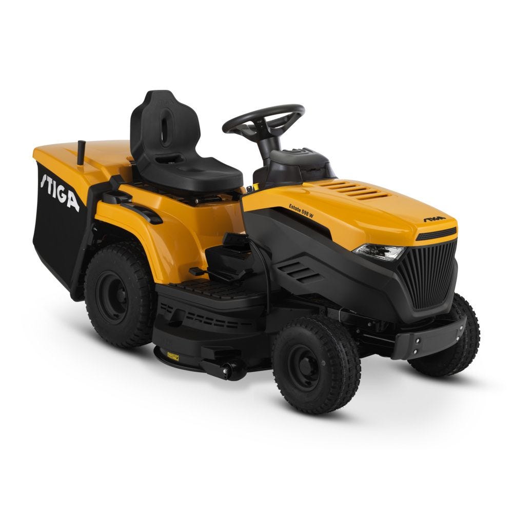 Stiga Estate 598W 98cm (38") Hydrostatic Rear Collect Lawn Tractor - Garden Tractors - Country Mower Centre