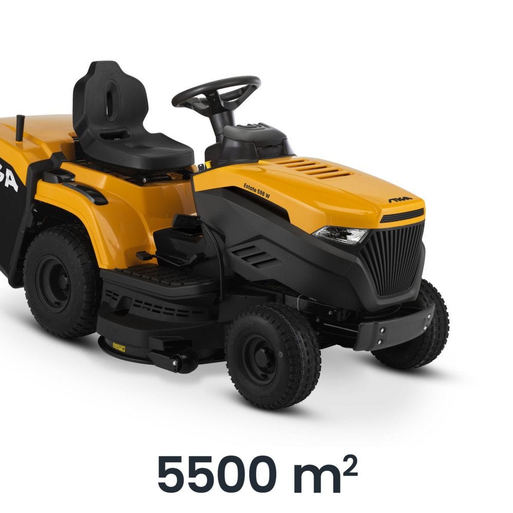 Stiga Estate 598W 98cm (38") Hydrostatic Rear Collect Lawn Tractor - Garden Tractors - Country Mower Centre