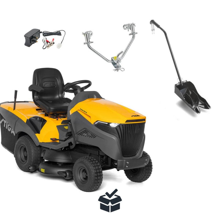 Stiga Estate 7102W 102cm (42") Hydrostatic Rear Collect Lawn Tractor - Garden Tractors - Country Mower Centre