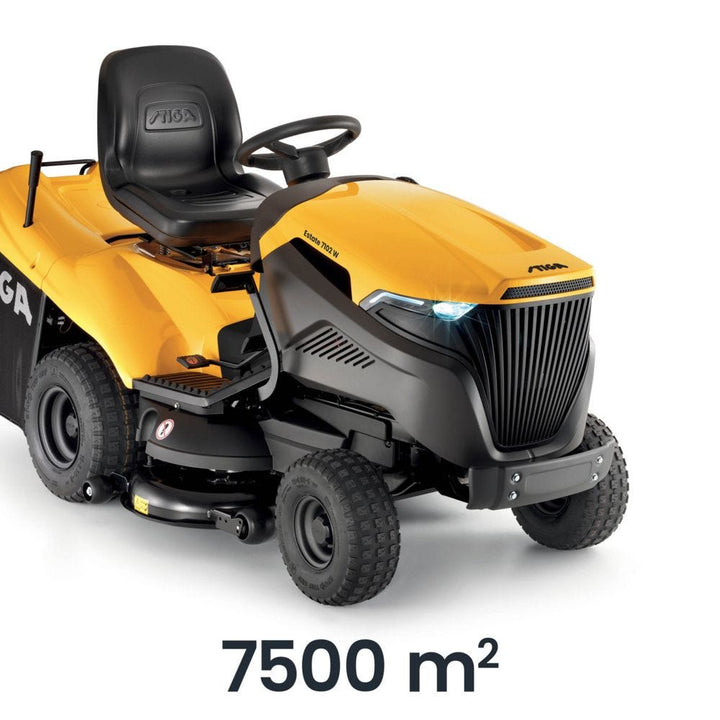 Stiga Estate 7102W 102cm (42") Hydrostatic Rear Collect Lawn Tractor - Garden Tractors - Country Mower Centre