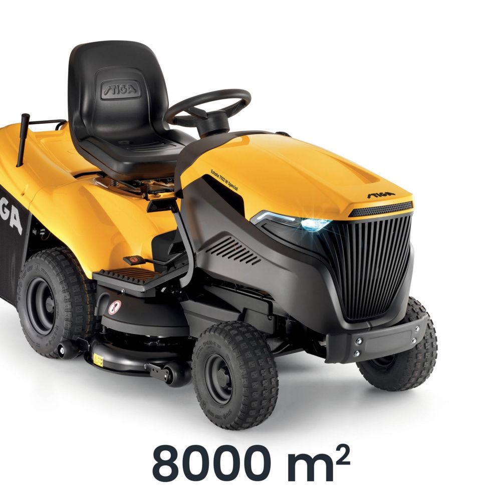 Stiga Estate 7102W Special 102cm (42") Hydrostatic Rear Collect Lawn Tractor - Garden Tractors - Country Mower Centre