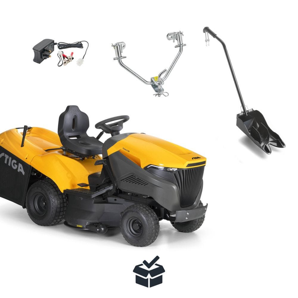 Stiga Estate 798 98cm (38") Hydrostatic Rear Collect Lawn Tractor - Garden Tractors - Country Mower Centre