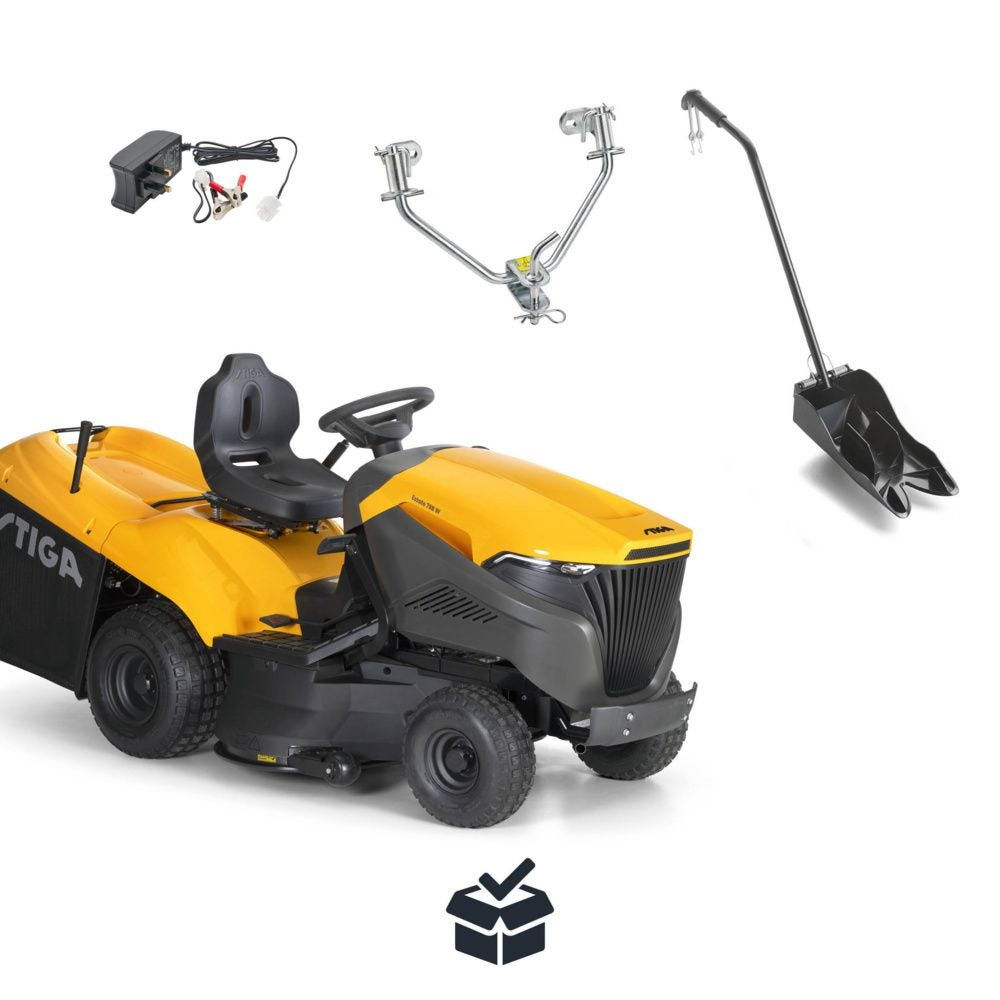 Stiga Estate 798W 98cm (38") Hydrostatic Rear Collect Lawn Tractor - Garden Tractors - Country Mower Centre