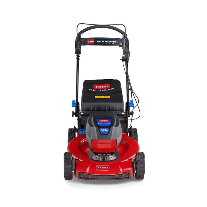 Toro eRecycler eS55AST 55cm (22") Battery Self-Propelled Lawn Mower with SmartStow - Lawn Mowers - Country Mower Centre