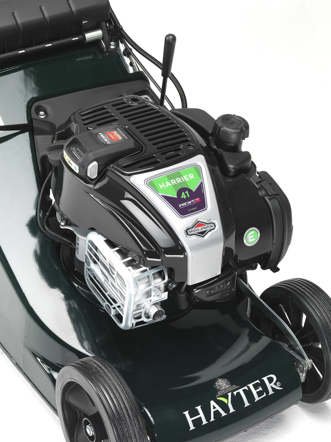 Hayter Harrier 41 Autodrive Electric InStart Variable Speed Rear Roller Lawn Mower - Lawn Mowers - Country Mower Centre